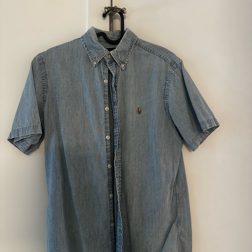 Ralph Lauren Blue Casual Button Down Shirt
